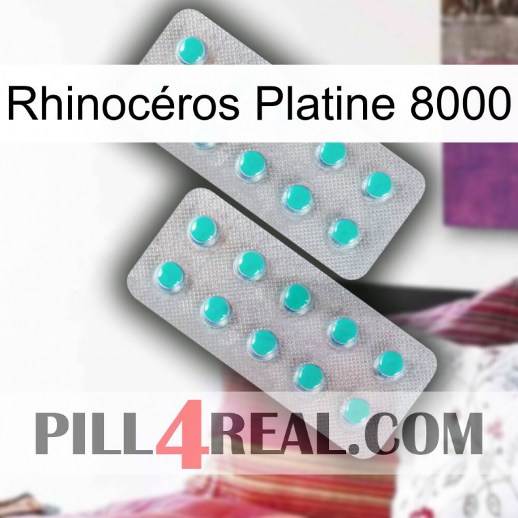 Rhinocéros Platine 8000 29